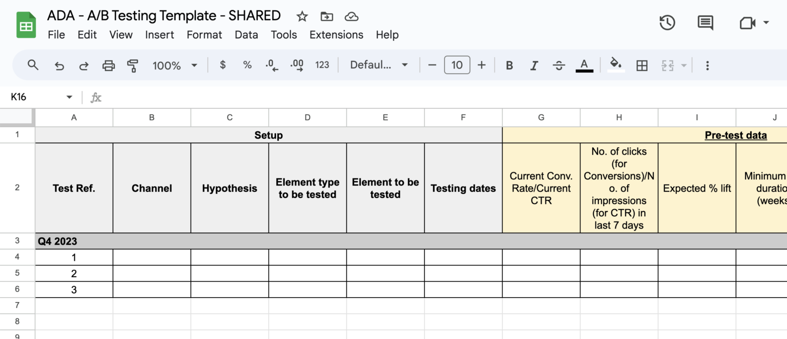 A/B Testing in PPC Marketing [+ free template]